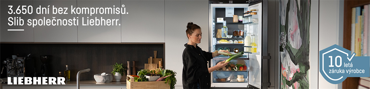 10 let záruka na spotřebiče Liebherr